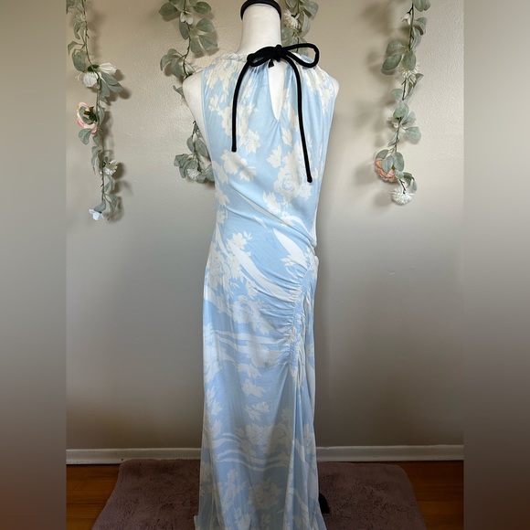 Proenza Schouler Floral Draped Sleeveless Gown - Picture 12 of 15